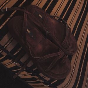Zara strappy sandles-brown